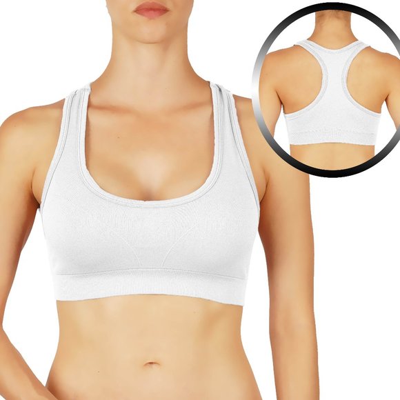 Mono B Tops - Super soft sports bra with racerback (AT1907)